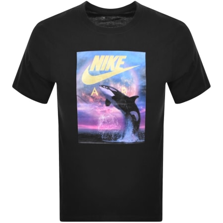 Product Image for Nike Crew Neck Whale Futura Photo T Shirt Black