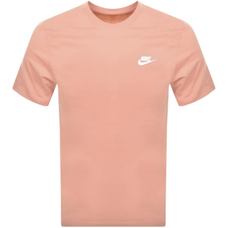 Product Image for Nike Crew Neck Club T Shirt Pink