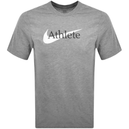 Product Image for Nike Training Athlete Logo T Shirt Grey