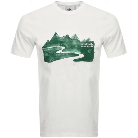 Product Image for adidas Originals Adventure Mountain T Shirt Cream