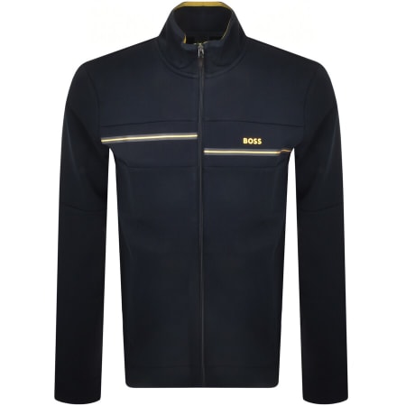 Product Image for BOSS Skaz 1 Full Zip Sweatshirt Navy