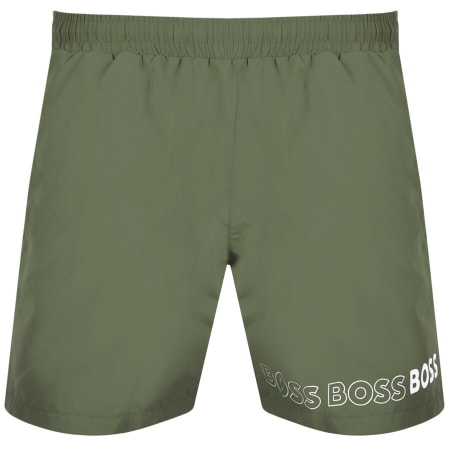 Product Image for BOSS Dolphin Swim Shorts Green