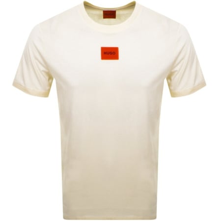 Product Image for HUGO Diragolino T Shirt Cream