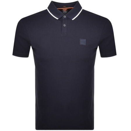 Product Image for BOSS Passertip Polo T Shirt Navy