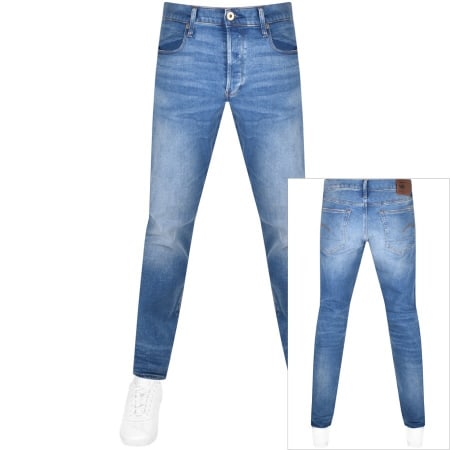 Product Image for G Star Raw 3301 Tapered Jeans Blue