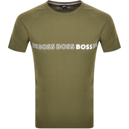 Product Image for BOSS UV Protection Slim Fit T Shirt Green