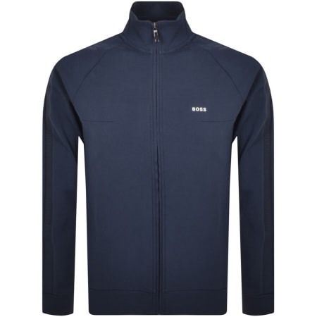 Product Image for BOSS Skaz 1 Full Zip Sweatshirt Navy