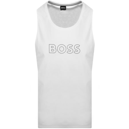 Product Image for BOSS Beach Logo Vest White