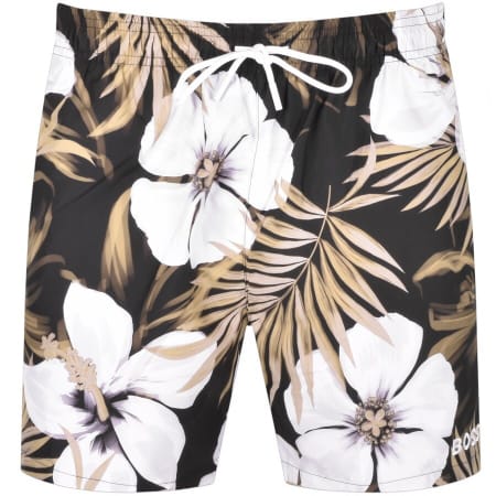 Product Image for BOSS Turtle Swim Shorts Black