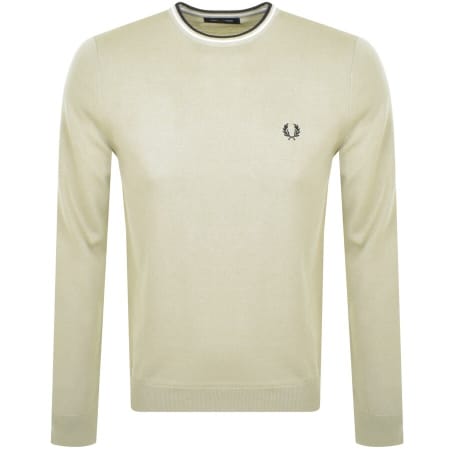 Product Image for Fred Perry Crew Neck Knit Jumper Green