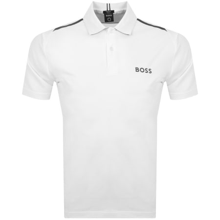Product Image for BOSS Paddy Tech Polo T Shirt White