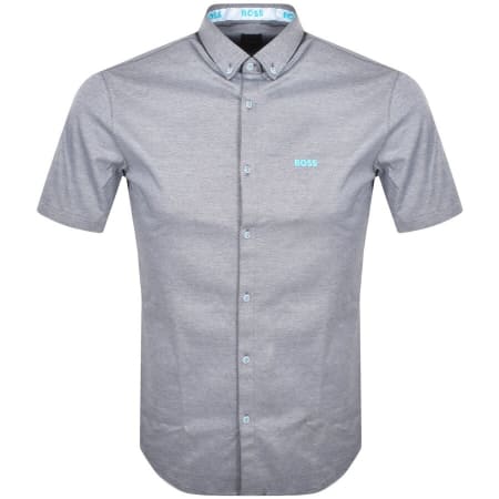 Product Image for BOSS Biadia R Short Sleeved Shirt Grey