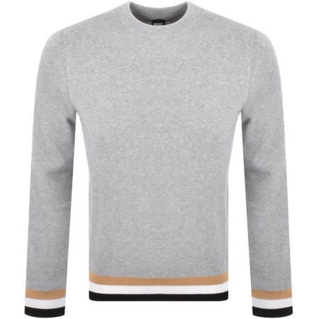 Product Image for BOSS Ecaio Knit Jumper Grey