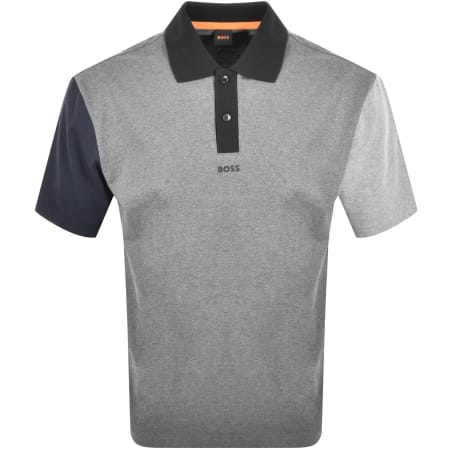 Product Image for BOSS Pecolourblock Polo T Shirt Grey