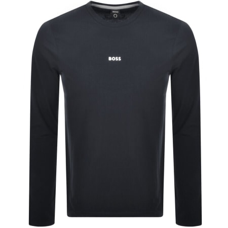 Product Image for BOSS TChark Long Sleeve T Shirt Navy