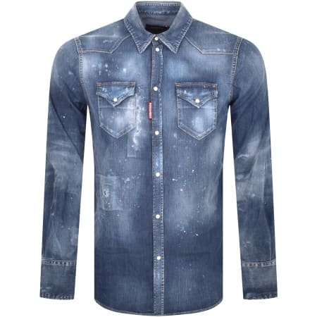 Product Image for DSQUARED2 Classic West Shirt Blue