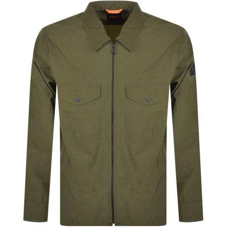 Product Image for BOSS Lovel Overshirt Jacket Green