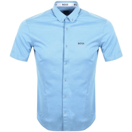 Product Image for BOSS Biadia R Short Sleeved Shirt Blue