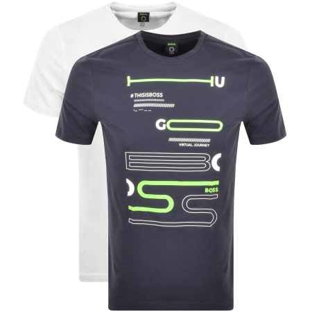 Product Image for BOSS Double Pack T Shirts Navy