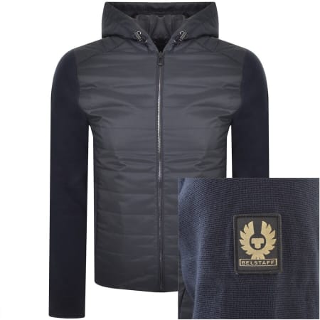 Product Image for Belstaff Omar Full Zip Jumper Navy