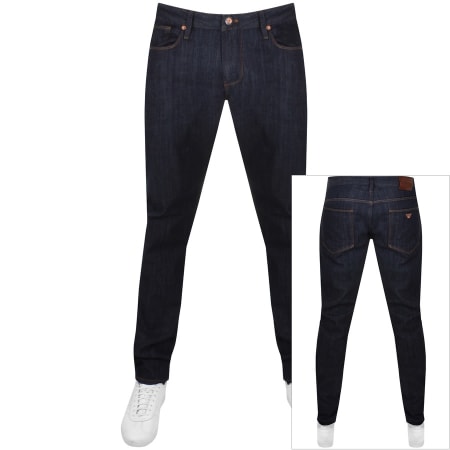 Product Image for Emporio Armani J06 Slim Jeans Dark Wash Navy