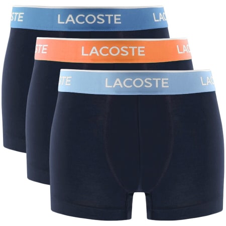 Product Image for Lacoste Underwear Triple Pack Boxer Trunks Navy