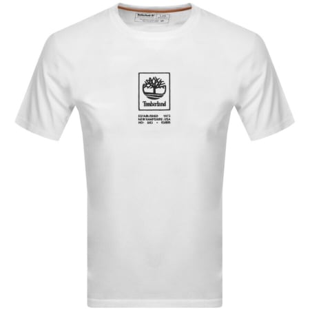 Product Image for Timberland Crew Neck Logo T Shirt White