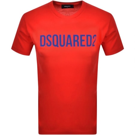 Product Image for DSQUARED2 Short Sleeved Slouch T Shirt Red