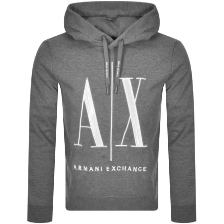 Product Image for Armani Exchange Logo Hoodie Grey