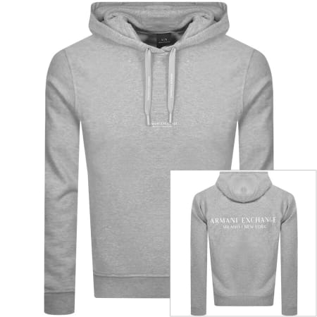 Product Image for Armani Exchange Logo Hoodie Grey