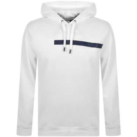 Product Image for Armani Exchange Logo Hoodie White