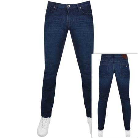 Product Image for Emporio Armani J06 Slim Jeans Dark Wash Navy