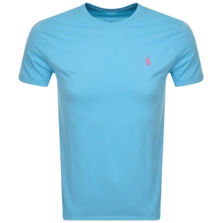Product Image for Ralph Lauren Crew Neck Slim Fit T Shirt Blue