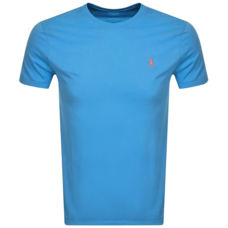 Product Image for Ralph Lauren Crew Neck Slim Fit T Shirt Blue