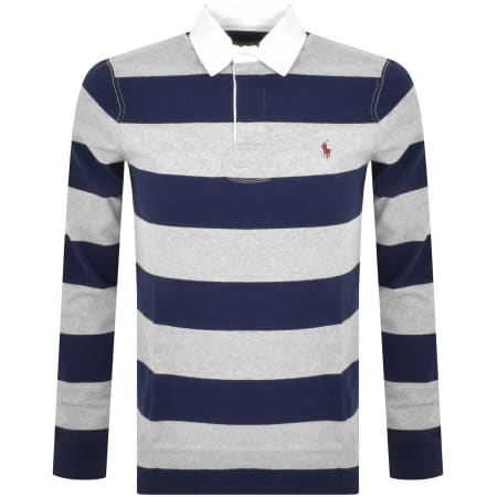 Product Image for Ralph Lauren Long Sleeve Rugby Polo T Shirt Navy