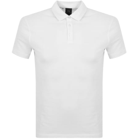 Product Image for Armani Exchange Short Sleeved Polo T Shirt White