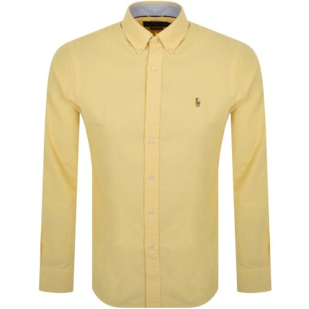 Product Image for Ralph Lauren Oxford Long Sleeve Shirt Yellow