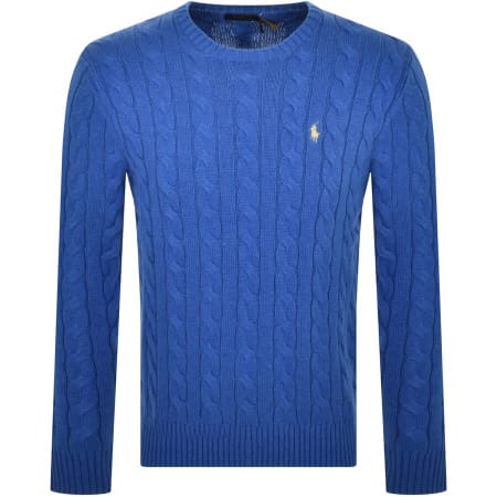 Product Image for Ralph Lauren Driver Crew Neck Knit Jumper Blue