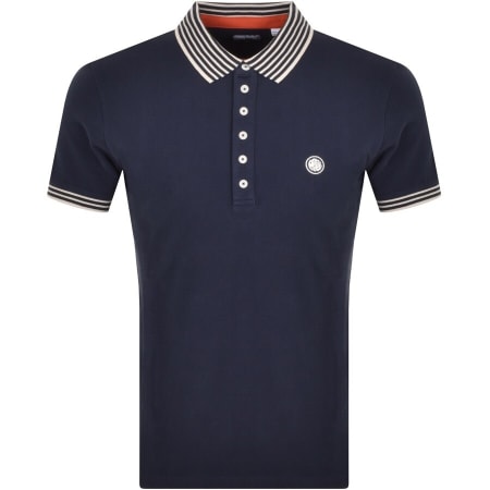 Product Image for Pretty Green Nautical Stripe Collar Polo T Shirt N