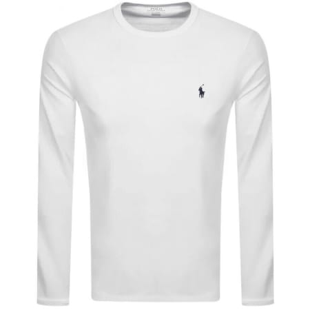 Product Image for Ralph Lauren Long Sleeved T Shirt White