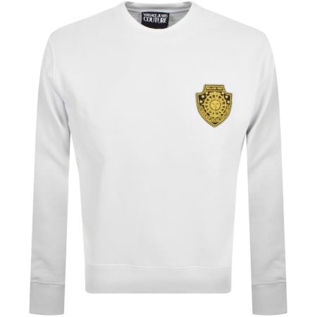 Product Image for Versace Jeans Couture Sun Crew Sweatshirt White