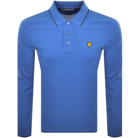 Product Image for Lyle And Scott Long Sleeved Polo T Shirt Blue