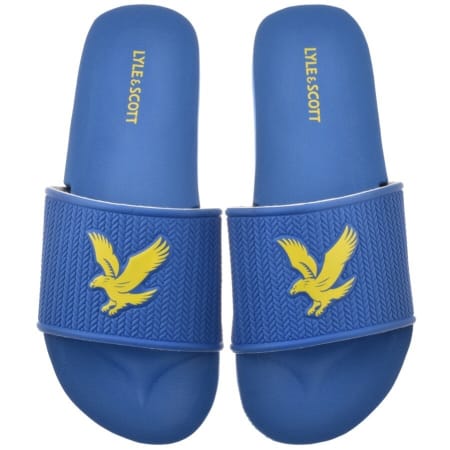 Product Image for Lyle And Scott Easy Logo Sliders Blue