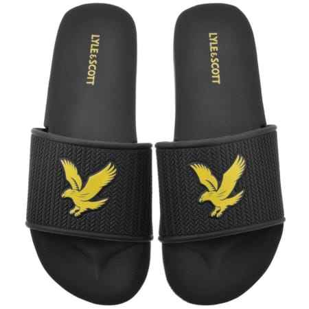 Product Image for Lyle And Scott Easy Logo Sliders Black