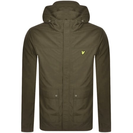 Product Image for Lyle And Scott Hooded Jacket Khaki