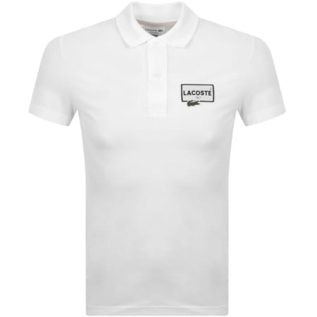 Product Image for Lacoste Short Sleeved Polo T Shirt White