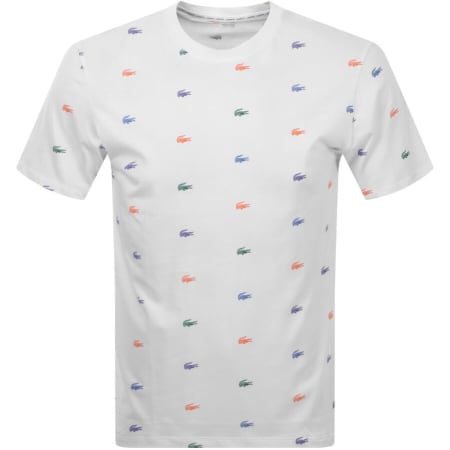 Product Image for Lacoste Loungewear Crew Neck T Shirt White