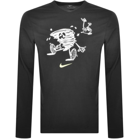 Product Image for Nike Humor Long Sleeve T Shirt Grey