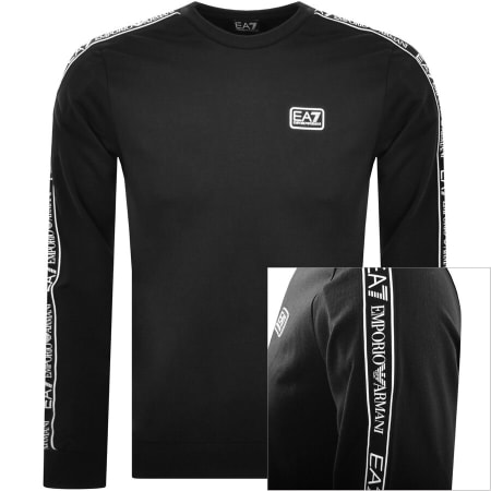 Product Image for EA7 Emporio Armani Logo Sweatshirt Black
