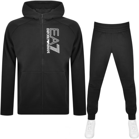 Product Image for EA7 Emporio Armani Logo Tracksuit Black